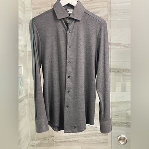 State & Liberty charcoal flannel button down.